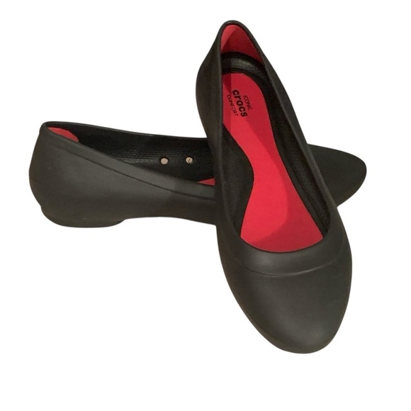 Crocs Lina Black Ballet Flats - Picture 4 of 7